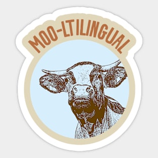 Moo Cow Sticker